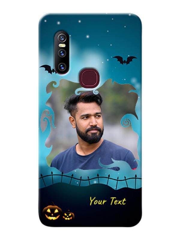 Custom Vivo V15 Personalised Phone Cases: Halloween frame design