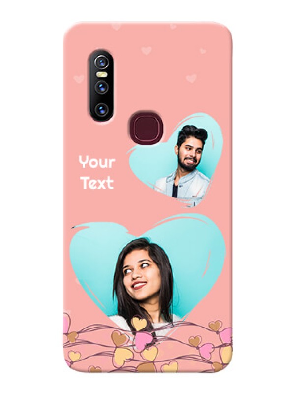 Custom Vivo V15 customized phone cases: Love Doodle Design