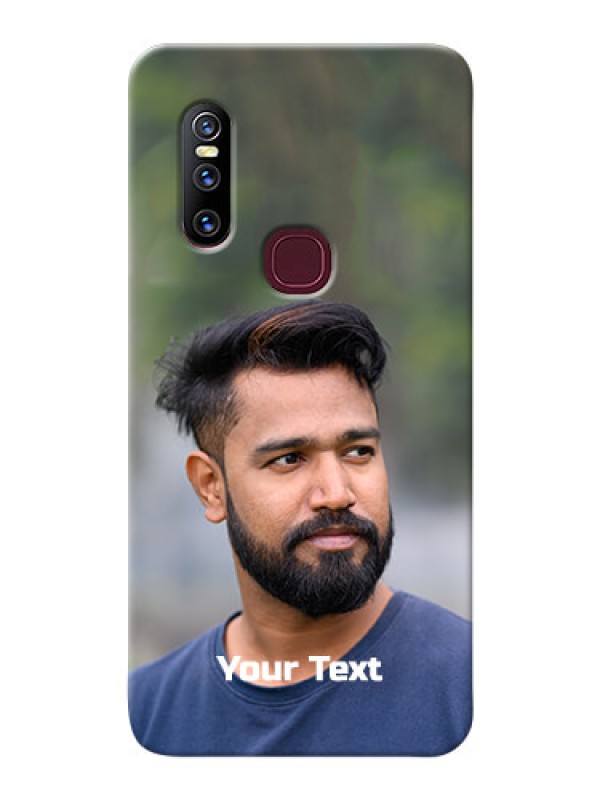 Custom Vivo V15 Mobile Cover: Photo with Text