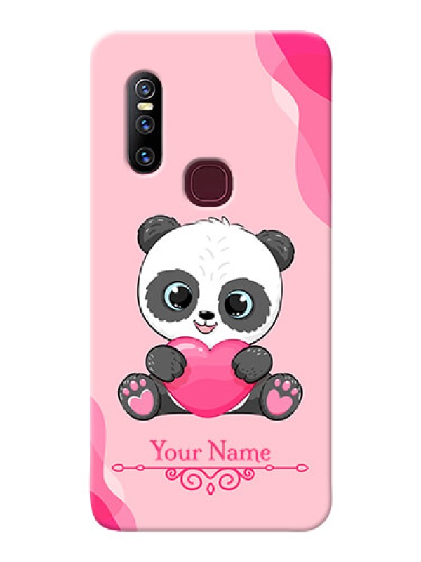 Custom Vivo V15 Mobile Back Covers: Cute Panda Design