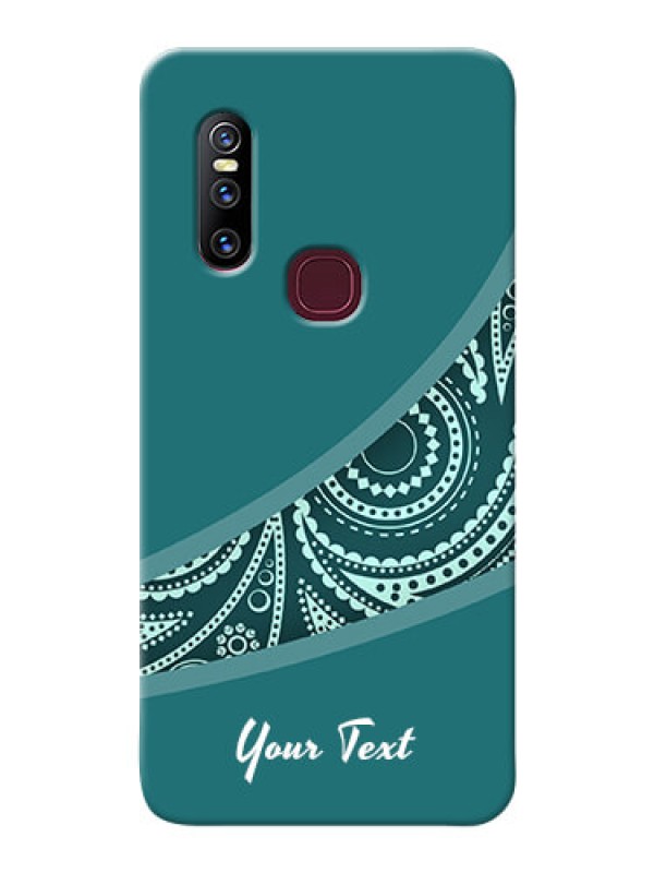 Custom Vivo V15 Custom Phone Covers: semi visible floral Design