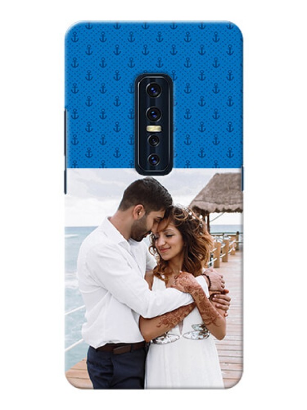 Custom Vivo V17 Pro Mobile Phone Covers: Blue Anchors Design