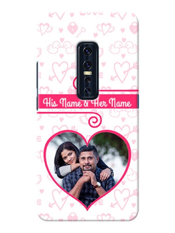 Custom Vivo V17 Pro Personalized Phone Cases: Heart Shape Love Design