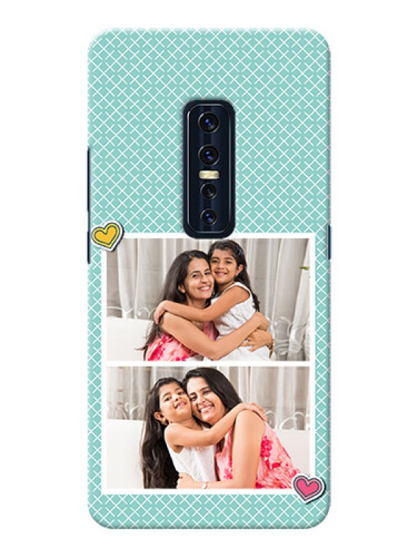 Custom Vivo V17 Pro Custom Phone Cases: 2 Image Holder with Pattern Design