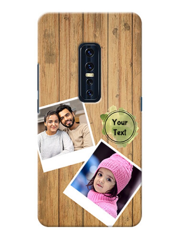 Custom Vivo V17 Pro Custom Mobile Phone Covers: Wooden Texture Design