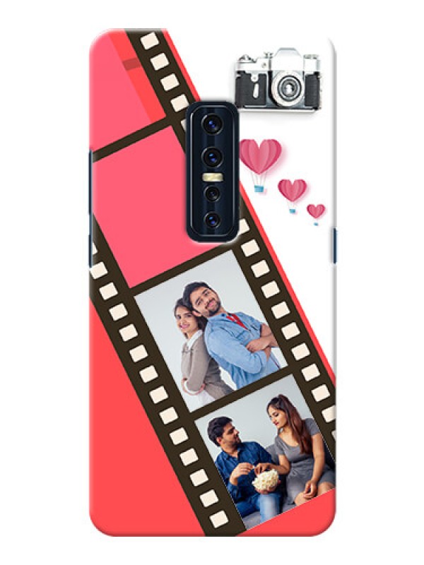 Custom Vivo V17 Pro custom phone covers: 3 Image Holder with Film Reel