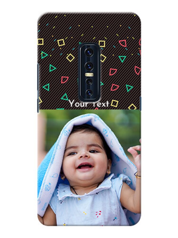 Custom Vivo V17 Pro custom mobile cases with confetti birthday design