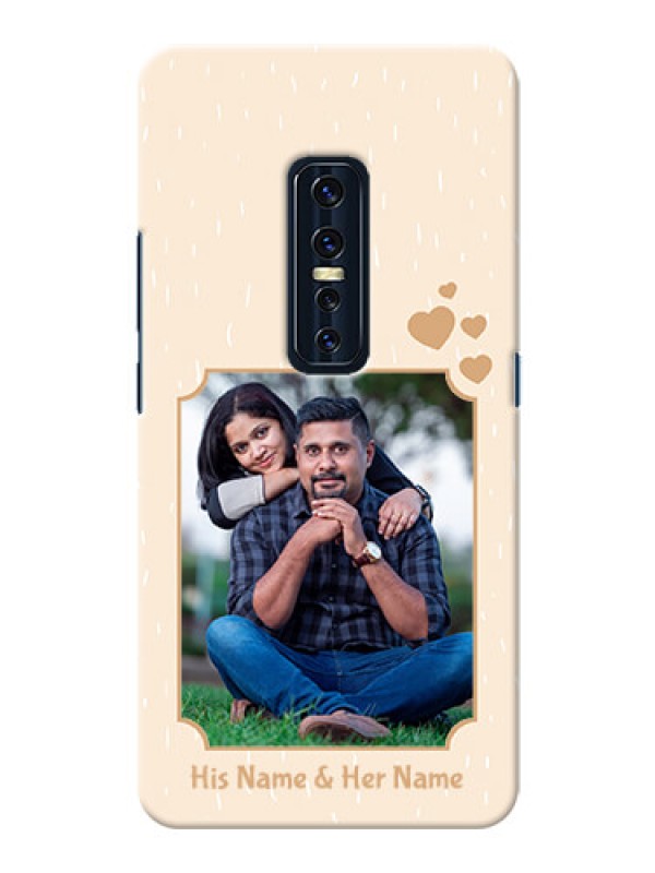 Custom Vivo V17 Pro mobile phone cases with confetti love design 
