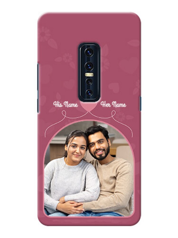 Custom Vivo V17 Pro mobile phone covers: Love Floral Design