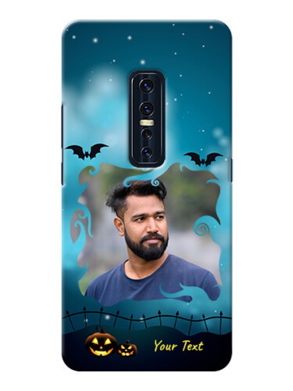 Custom Vivo V17 Pro Personalised Phone Cases: Halloween frame design