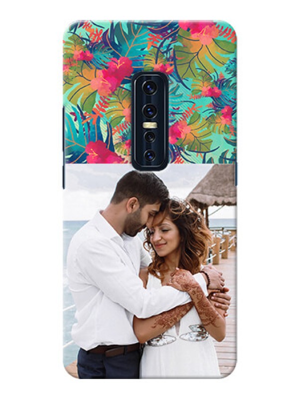 Custom Vivo V17 Pro Personalized Phone Cases: Watercolor Floral Design