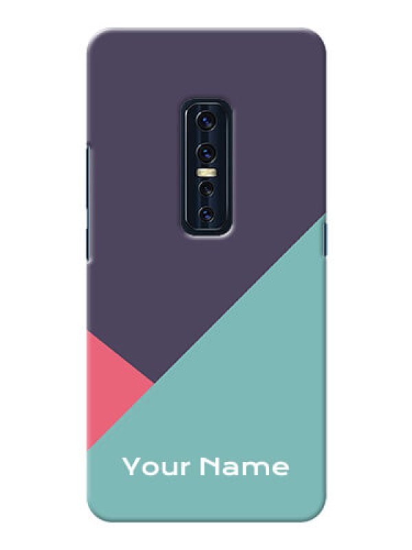 Custom Vivo V17 Pro Custom Phone Cases: Tri Color abstract Design