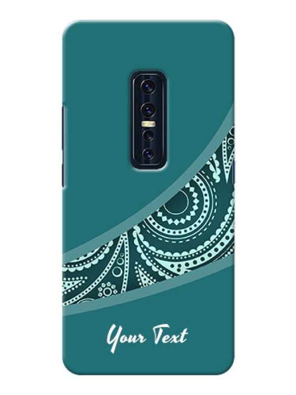 Custom Vivo V17 Pro Custom Phone Covers: semi visible floral Design