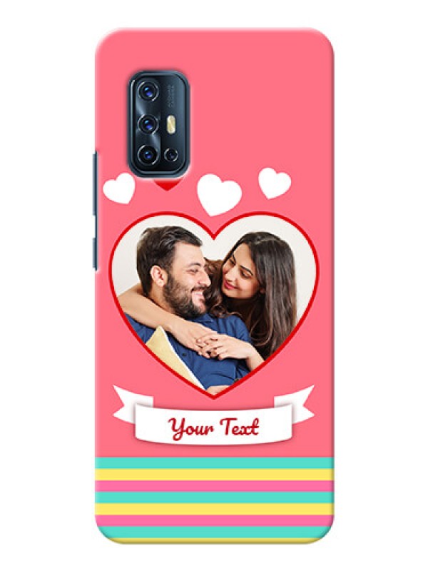 Custom Vivo V17 Personalised mobile covers: Love Doodle Design