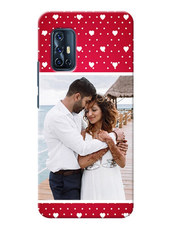 Custom Vivo V17 custom back covers: Hearts Mobile Case Design
