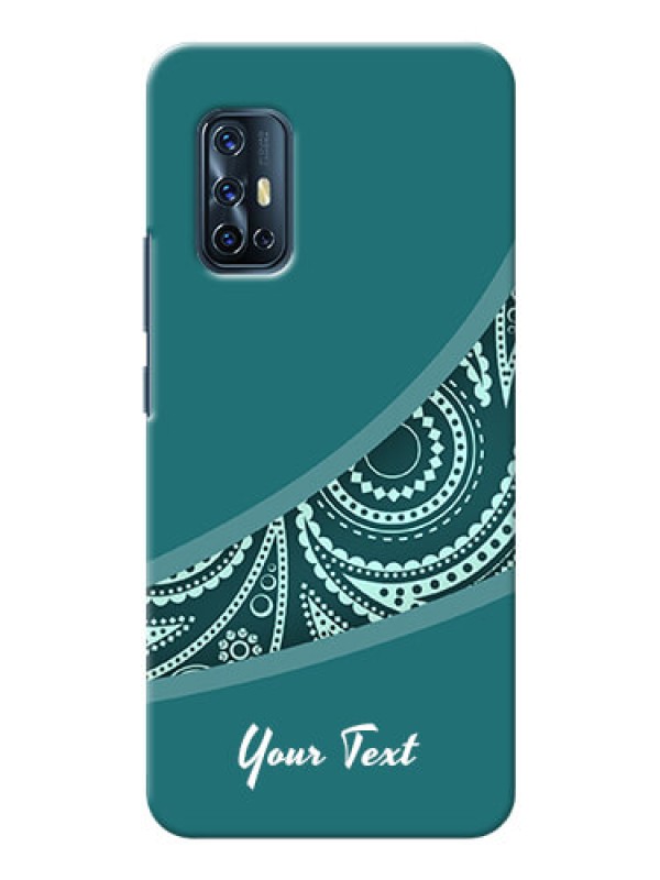Custom Vivo V17 Custom Phone Covers: semi visible floral Design