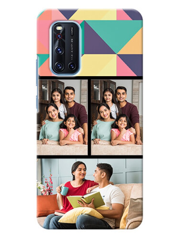 Custom Vivo V19 personalised phone covers: Bulk Pic Upload Design