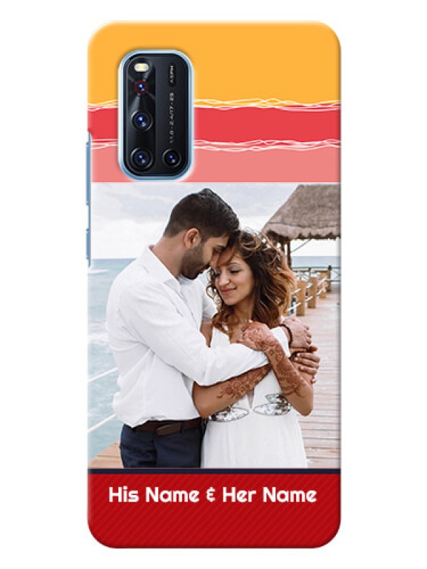 Custom Vivo V19 custom mobile phone covers: Colorful Case Design