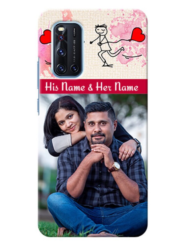 Custom Vivo V19 phone back covers: You and Me Case Design