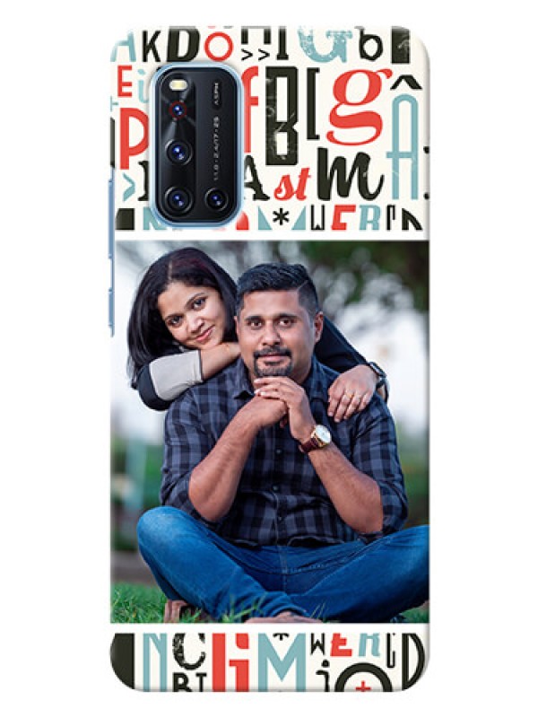 Custom Vivo V19 custom mobile phone covers: Alphabet Design