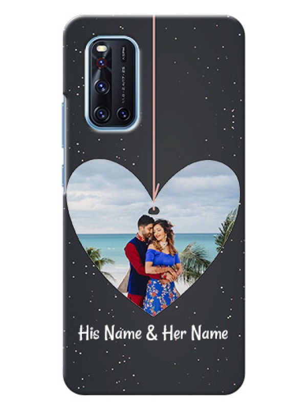 Custom Vivo V19 custom phone cases: Hanging Heart Design