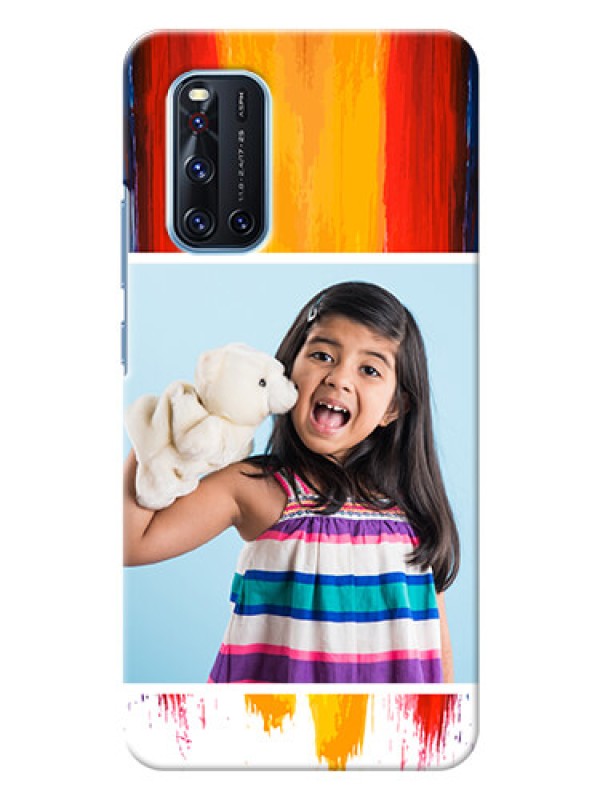 Custom Vivo V19 custom phone covers: Multi Color Design