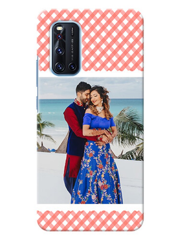 Custom Vivo V19 custom mobile cases: Pink Pattern Design