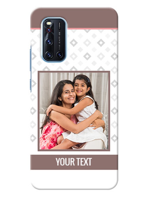 Custom Vivo V19 custom back covers: Simple Diamond Design