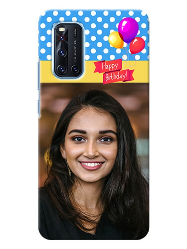 Custom Vivo V19 custom mobile back covers: Happy Birthday Design