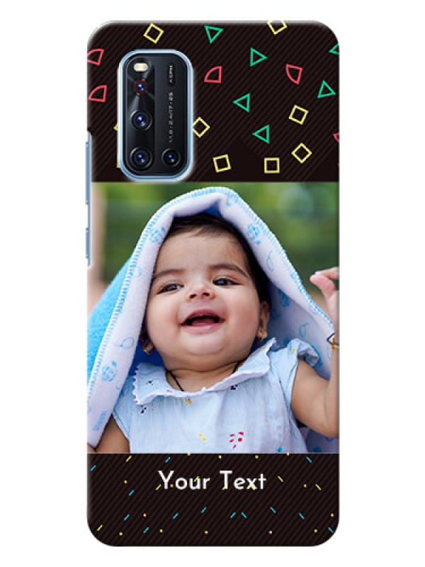 Custom Vivo V19 custom mobile cases with confetti birthday design