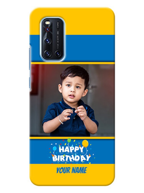 Custom Vivo V19 Mobile Back Covers Online: Birthday Wishes Design