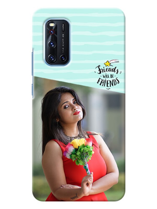 Custom Vivo V19 Mobile Back Covers: Friends Picture Icon Design