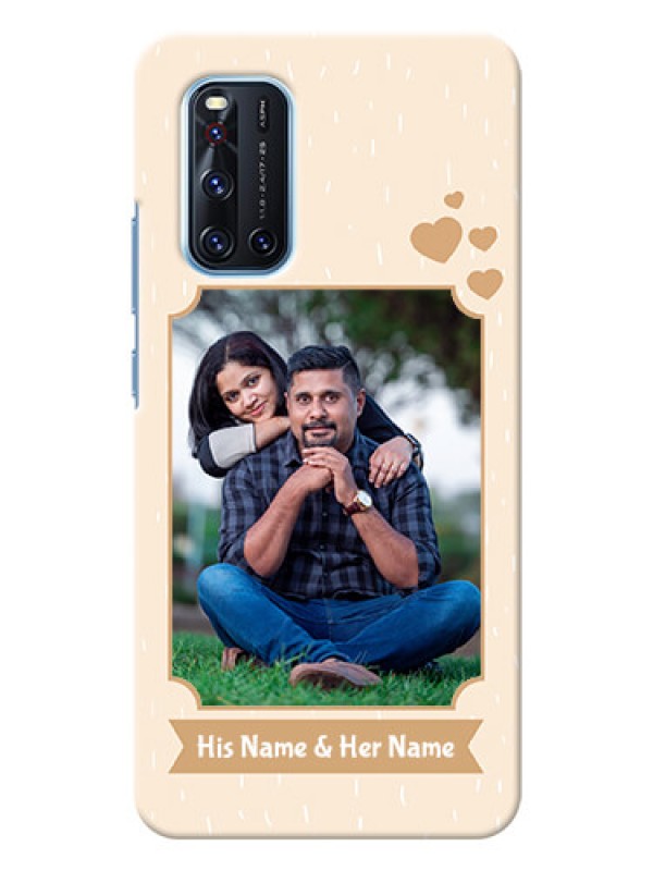 Custom Vivo V19 mobile phone cases with confetti love design 