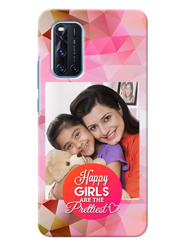 Custom Vivo V19 Personalized Phone Covers: Abstract Triangle Design