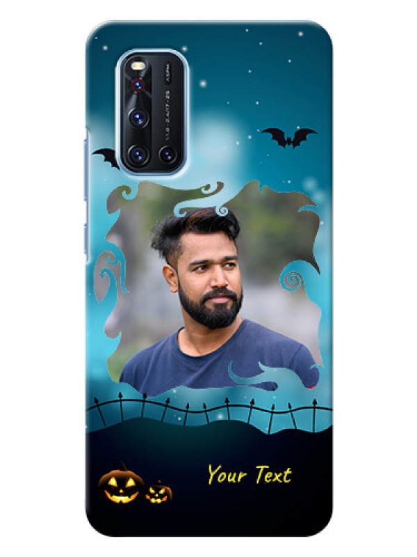 Custom Vivo V19 Personalised Phone Cases: Halloween frame design
