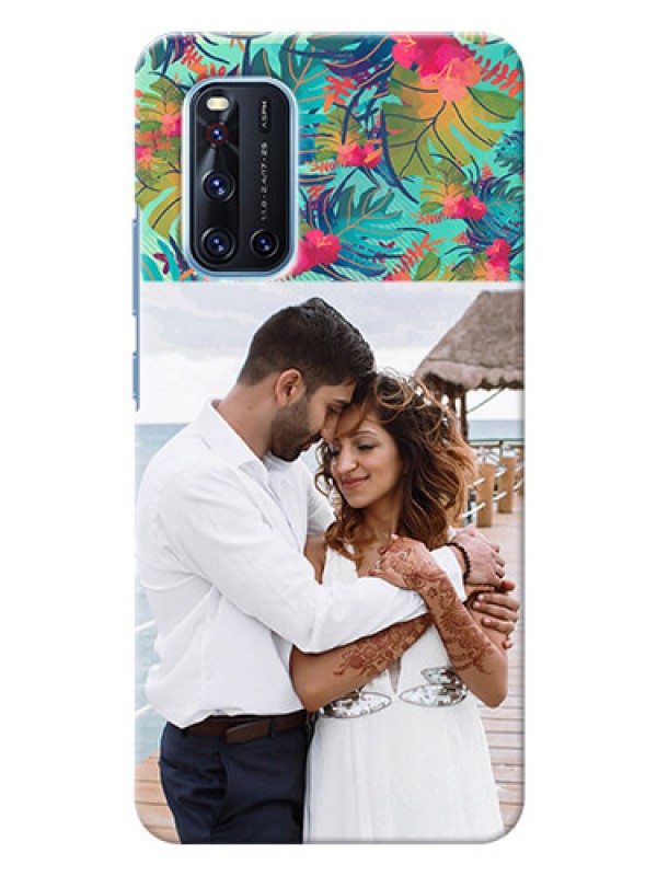Custom Vivo V19 Personalized Phone Cases: Watercolor Floral Design