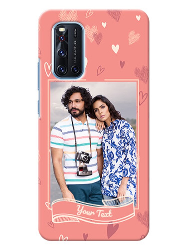 Custom Vivo V19 custom mobile phone cases: love doodle art Design