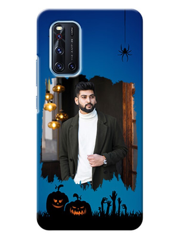 Custom Vivo V19 mobile cases online with pro Halloween design 