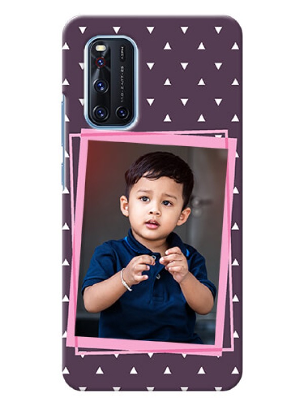 Custom Vivo V19 Phone Cases: Triangle Pattern Dotted Design