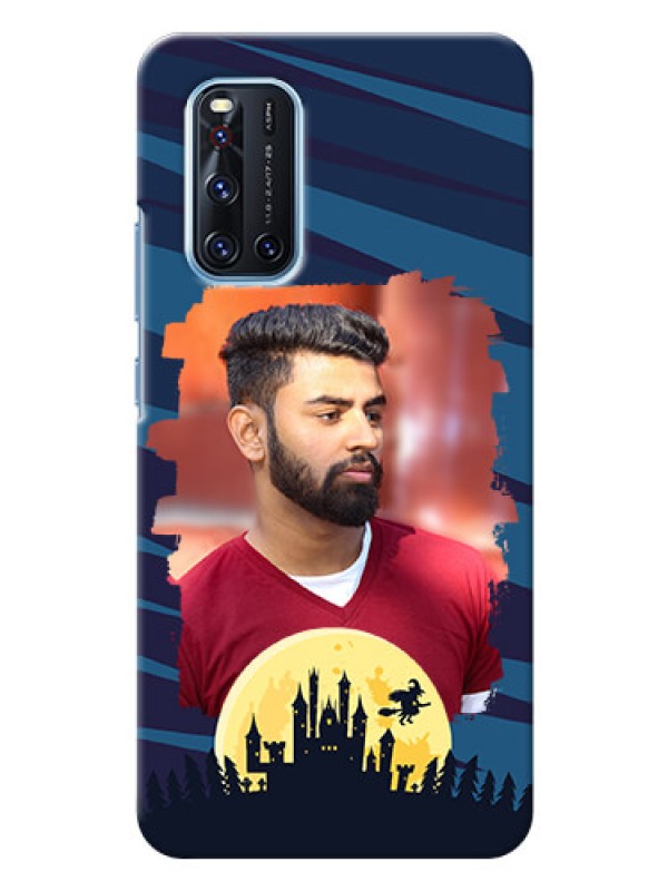 Custom Vivo V19 Back Covers: Halloween Witch Design 