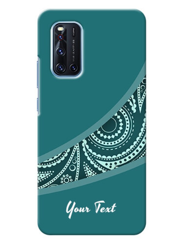 Custom Vivo V19 Custom Phone Covers: semi visible floral Design