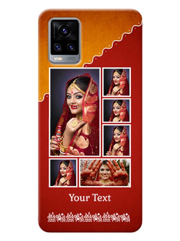 Custom Vivo V20 2021 customized phone cases: Wedding Pic Upload Design