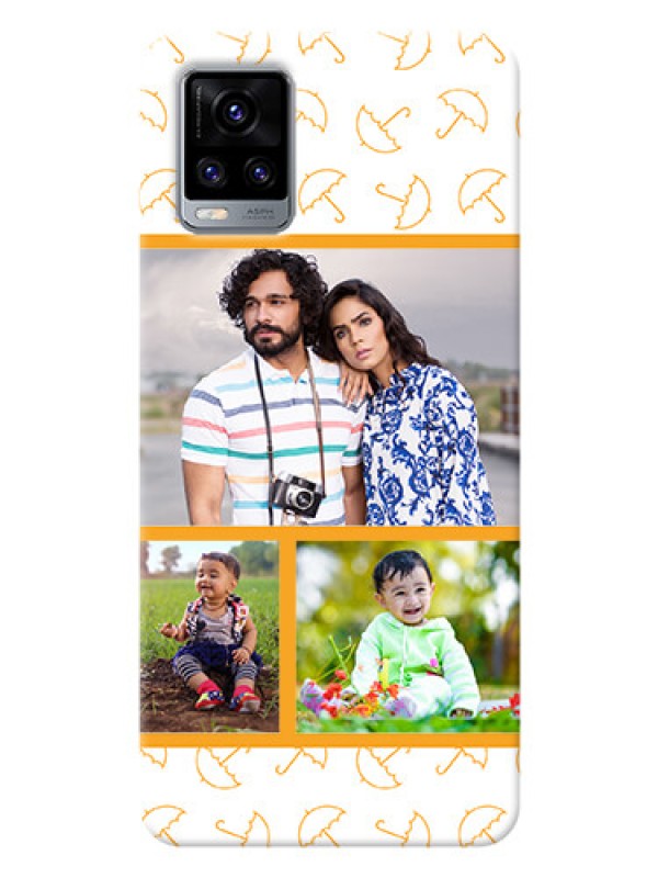 Custom Vivo V20 2021 Personalised Phone Cases: Yellow Pattern Design