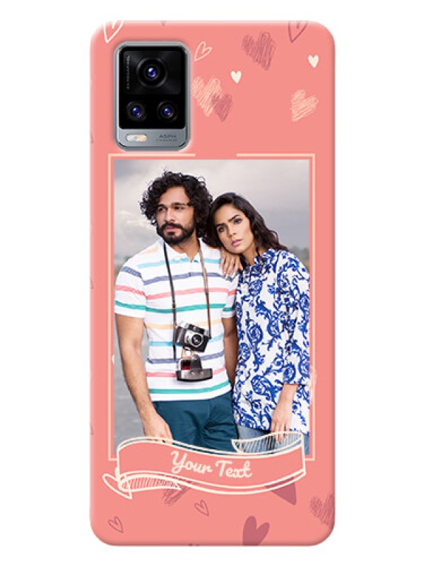 Custom Vivo V20 2021 custom mobile phone cases: love doodle art Design