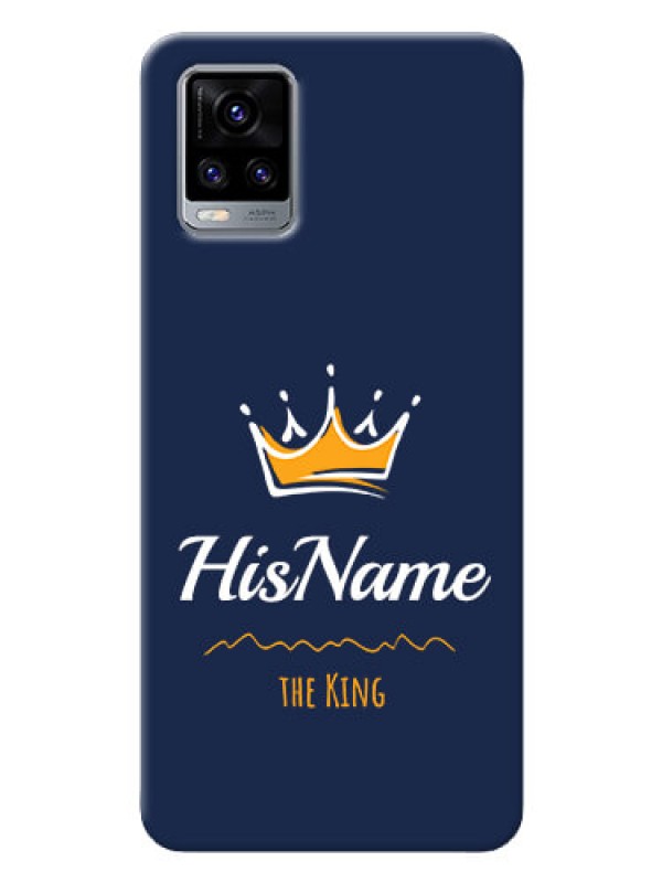 Custom Vivo V20 2021 King Phone Case with Name