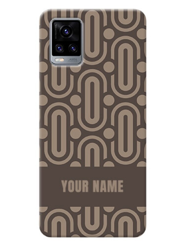 Custom Vivo V20 2021 Custom Phone Covers: Captivating Zero Pattern Design