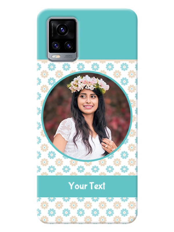 Custom Vivo V20 Pro Custom Mobile Back Covers: Beautiful Flowers Design