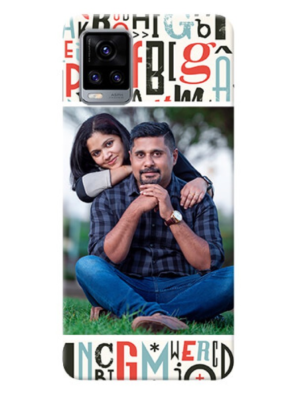 Custom Vivo V20 Pro custom mobile phone covers: Alphabet Design