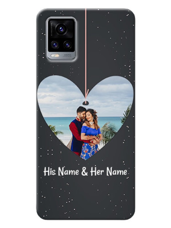 Custom Vivo V20 Pro custom phone cases: Hanging Heart Design
