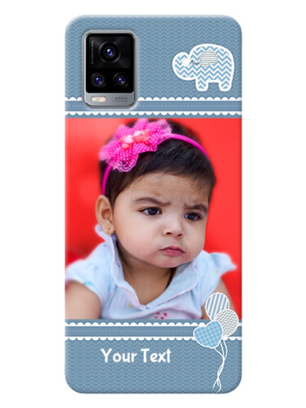 Custom Vivo V20 Pro Custom Phone Covers with Kids Pattern Design